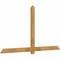 Ekena Millwork Eugene Rough Sawn Timber Gable Bracket, Western Red Cedar, 84"W x 45"H x 2"D x 4"F, 13/12 Pitch GBW084X45X0204EUG00RWR - alternate 2